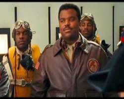 Robinson appeared for a small stint as Tuskegee Airman in the comedy film 